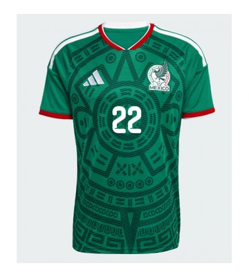 Mexico Hirving Lozano #22 Hjemmebanetrøje VM 2026 Kortærmet